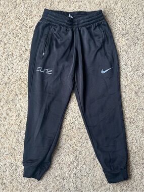 Nike Elite Joggers with Gray Logos youth XS